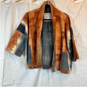 Agnes 100% Cotton Haori Long Achiote Japanese Jacket Hand Dyed